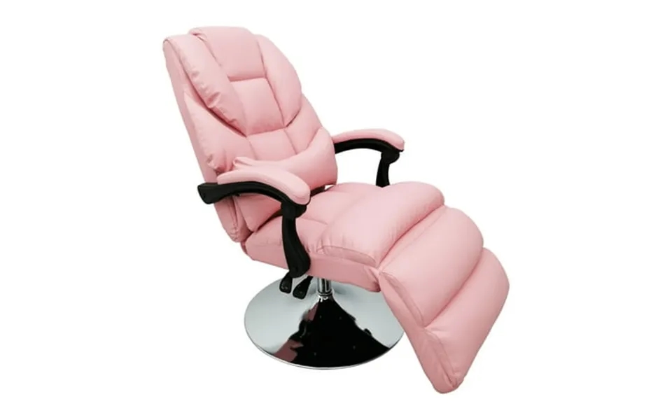 Intsupermai 360 Degree Rotating Air Pressure Facial Bed Salon Office Chair Pink