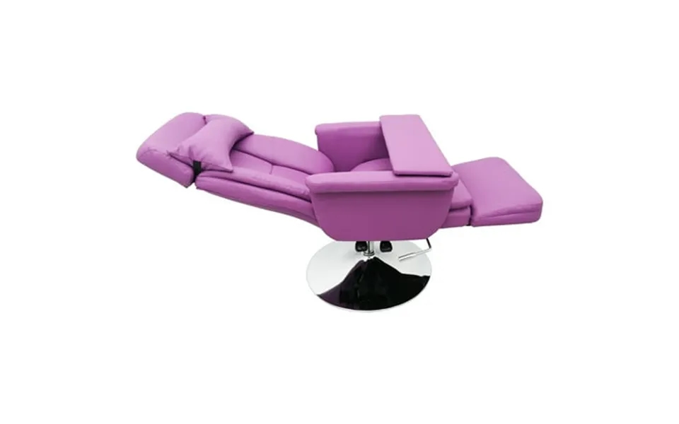 Intsupermai Air Pressure Facial Bed Salon Office Chair 360 Degree Rotating Purple