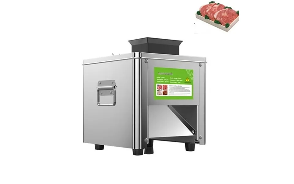 Intsupermai Desktop Electric Meat Slicer Shredder Cutter Machine 7mm Stainless Steel