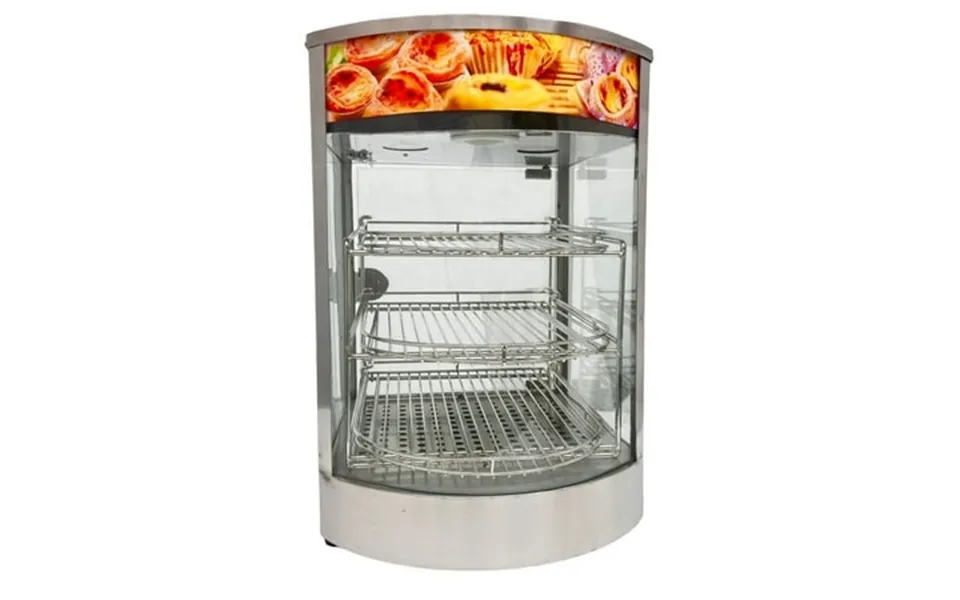 Intsupermai Electric Food Warmer Display Cabinet Egg Tart Pizza Showcase 850w
