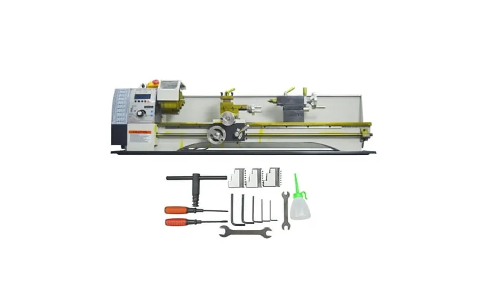 Intsupermai High Precision Metal Lathe Benchtop Brushless Motor Metric Imperial Thread 8 *32 Lathe