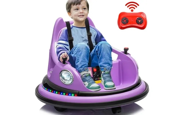 Irerts 12v Bumper Car Ride On Electric Bumper Car For Kids Toddlers Battery Powered Ride On Toys With Remote Control Blu product image