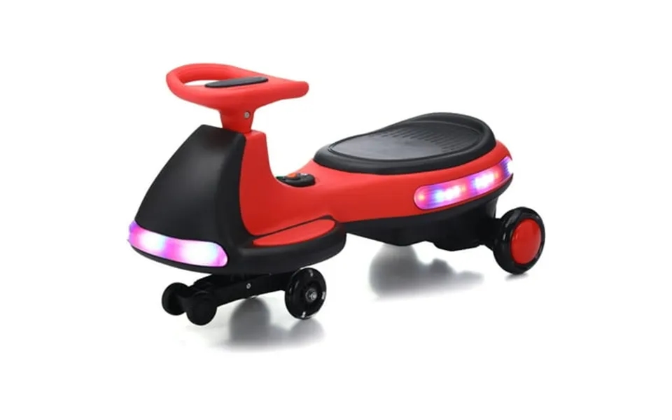 Irerts Electric Wiggle Car With Pedal 12v Powered Ride On Toys For Kids 2 In 1 Swing Car With Rechargeable Battery Music