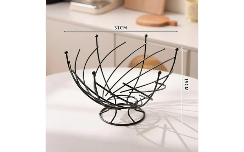 Iron Art Internet Celebrity Fruit Basket Nordic Style Living Room Coffee Table Fruit Plate Home Modern Style Creative Sn