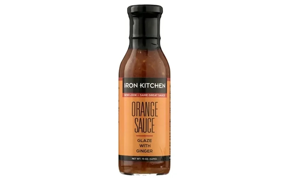 Iron Chef Sauce And Glaze Orange Ginger 15 Oz.