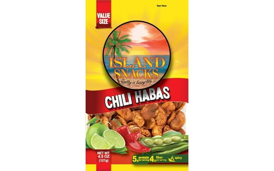 Island Snacks Chile Habas Hha1 4.5-ounce Pack Of 6