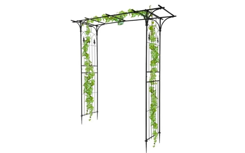 Itoproad 6.8 Ft Garden Arbor Archway Metal Wedding Party Garden Arch