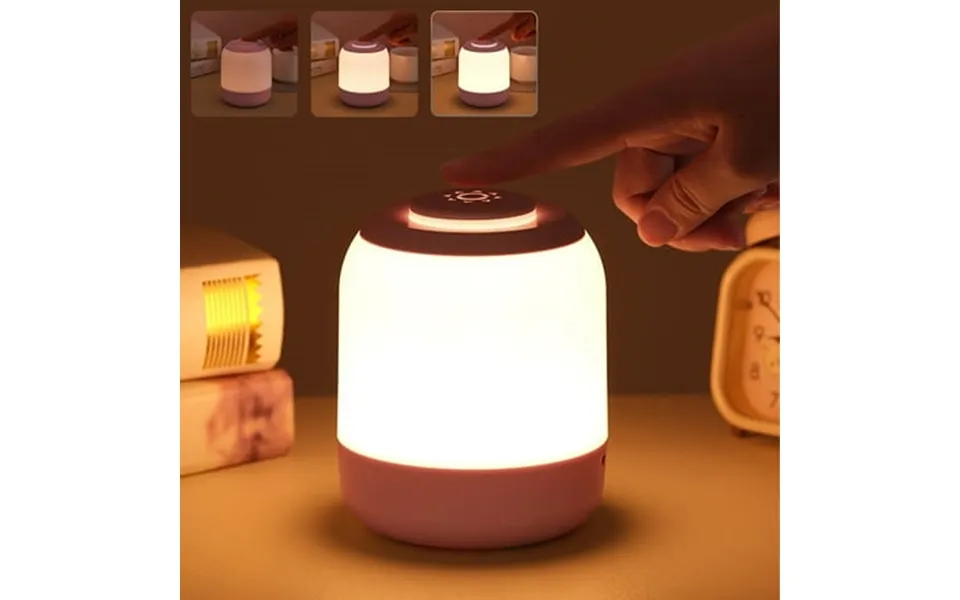 Iuyt6 Mini Night Light Lamp Small Night Light Dimmable Portable Rechargeable Battery Operated Wireless Bedside Table Lam