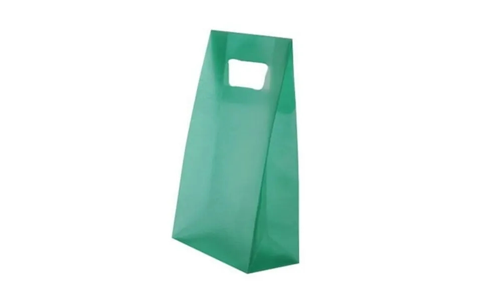 Jam Paper Frosted Lunch Bags 4.75x8.25x2.5 Green 500 Pack Medium