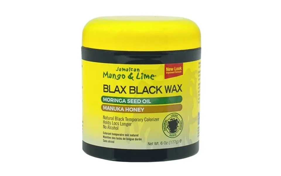 Jamaican Mango And Lime Blax Black Wax Holds Locs 6 Oz 6 Pack