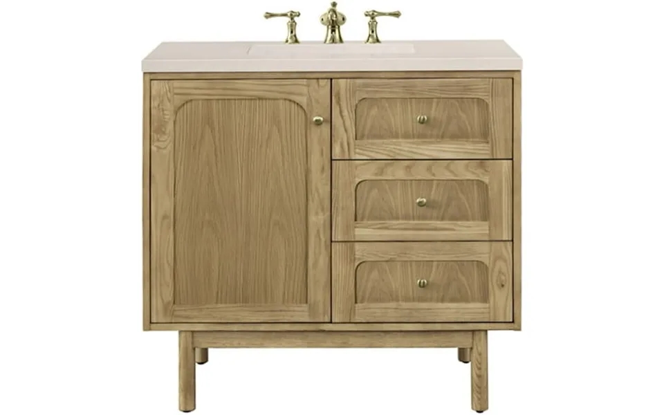 James Martin Vanities 388-v48-bn-gw Columbia 48 Single Basin Wood Vanity Set - Wood