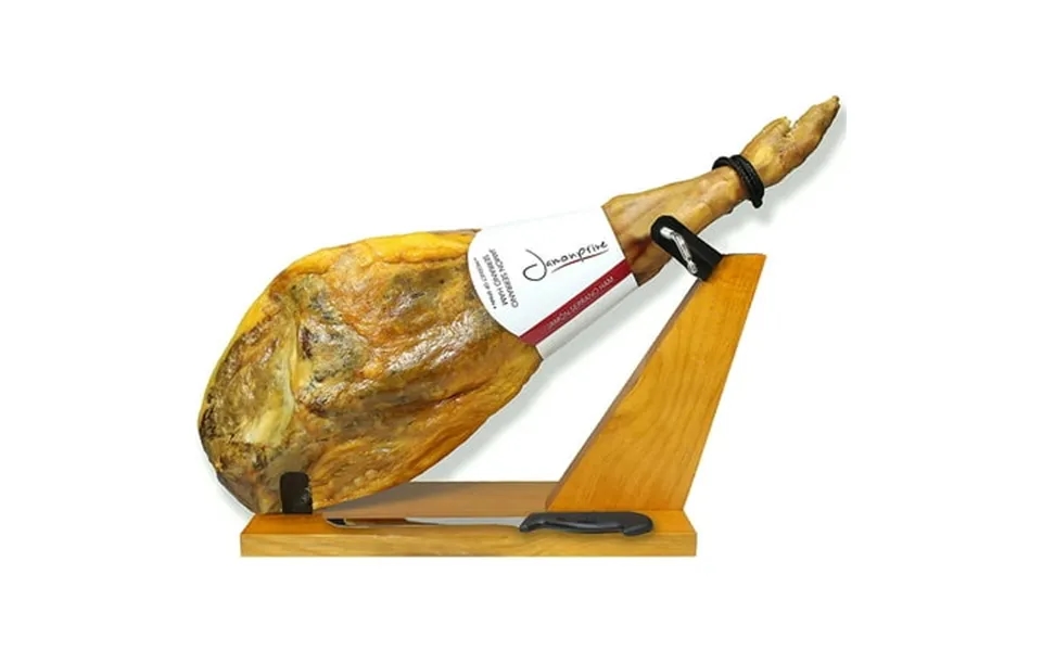 Jamonprive Serrano Ham Bone From Spain 14.7 - 17 Lb Ham Stand Knife Cured Mediterranean Sea Salt