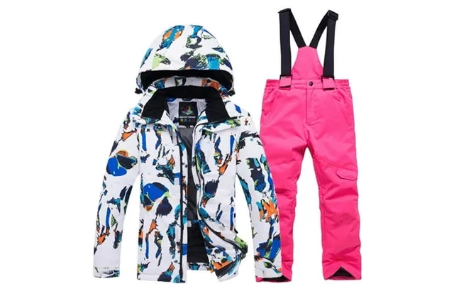 Jamsmile Kids Lined Ski Jacket Pants Sets Boys And Girls Outdoor Sports Thicken Warm Children Skiing Set product image