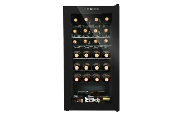 Jc-82 115v 85w 2.8cu.ft 80l 28 Bottle Compressor Wine Cooler Cold Rolled Plate With Display product image