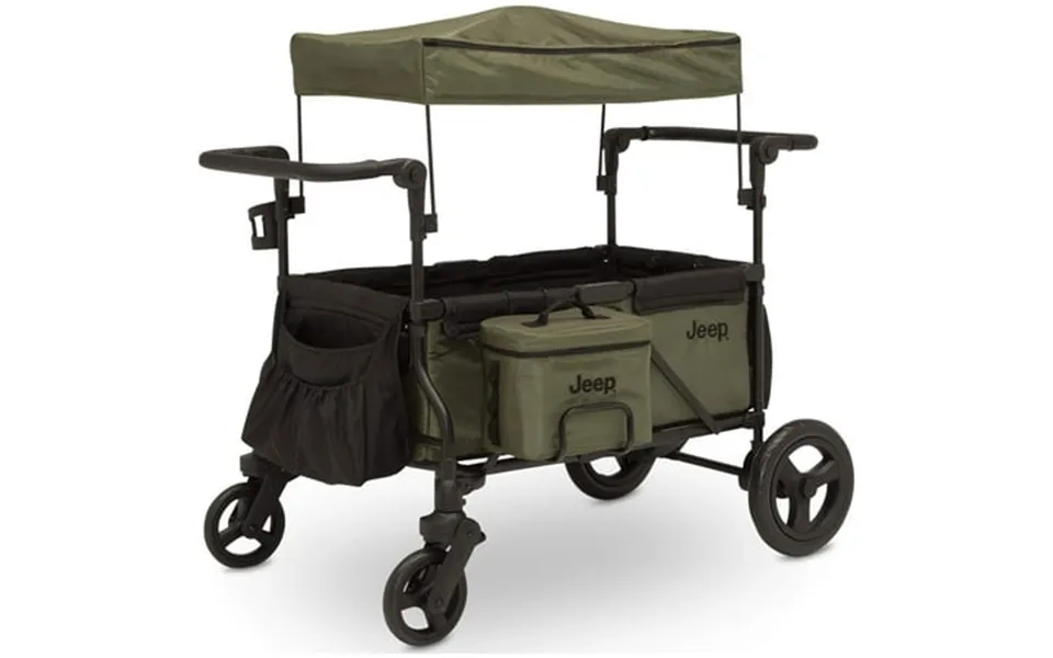Jeep Deluxe Wrangler Wagon Stroller With Cooler Bag And Parent Organizer By Delta Children Unisex