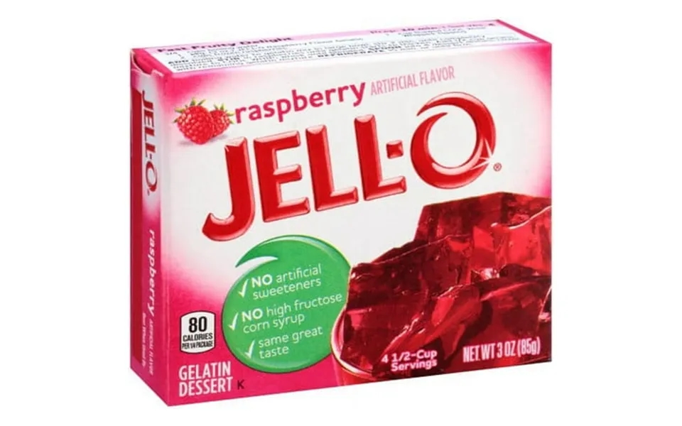 Jell-o Gelatin Dessert Raspberry