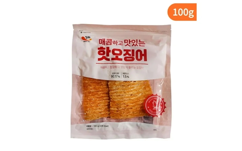 Jeonghwa Korean Food Dried Squid Snack Spicy Roasted Squid 100g