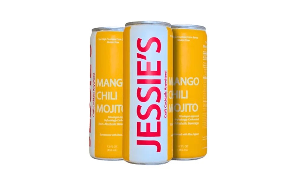 Jessie S Mango Chili Mojito Cocktail Mixer 6 Pack 12oz