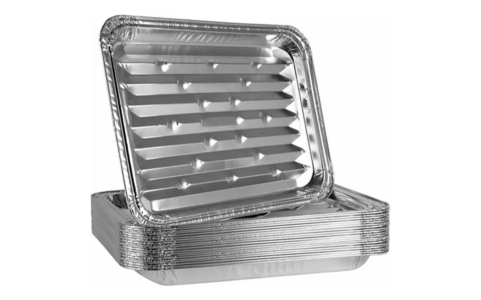 Jetfoil Large Size Disposable Aluminum Foil Broiler Baking Pans Grill Liners 200 Pans