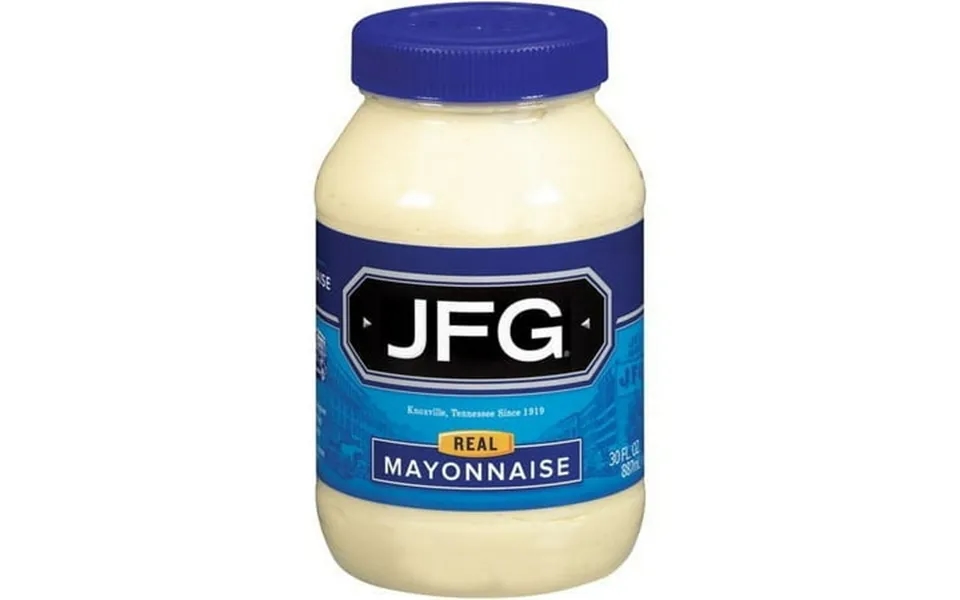 Jfg Real Mayonnaise 30 Oz Plastic Jar