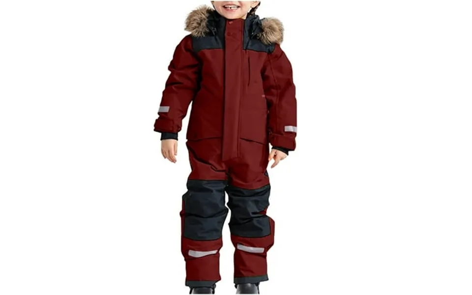 Jhlzhs Toddler Boy Outfits 3t Pants Snowsuit Children S Boys Ski Suit Thermal Ski Overall Winter Warm Snow Overall Windp