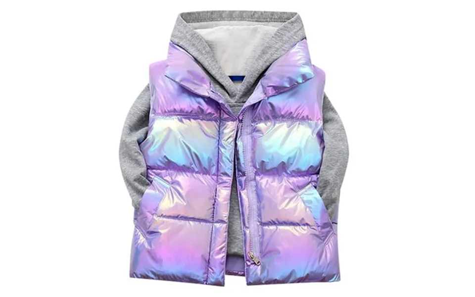 Jhlzhs Winter Jacket For Girls 14-16 Size 12 Girls Autumn And Winter Vest Vest Clip Children Boy Baby Thick Clothes To K