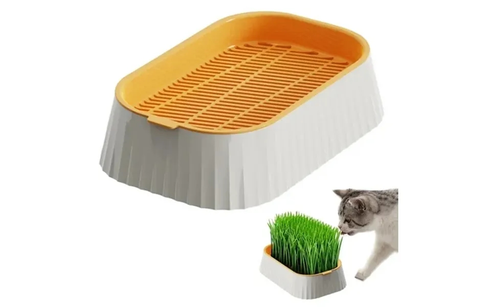 Jingchun 1pc Grass Planter For Indoor Hydroponic Wheatgrass Seed Sprout Tray Organic Grass Growing Kit No Seeds Included