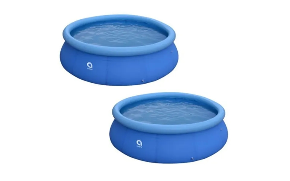 Jleisure 12 Ft X 30 In Prompt Set Inflatable Kids Swimming Pool 2 Pack