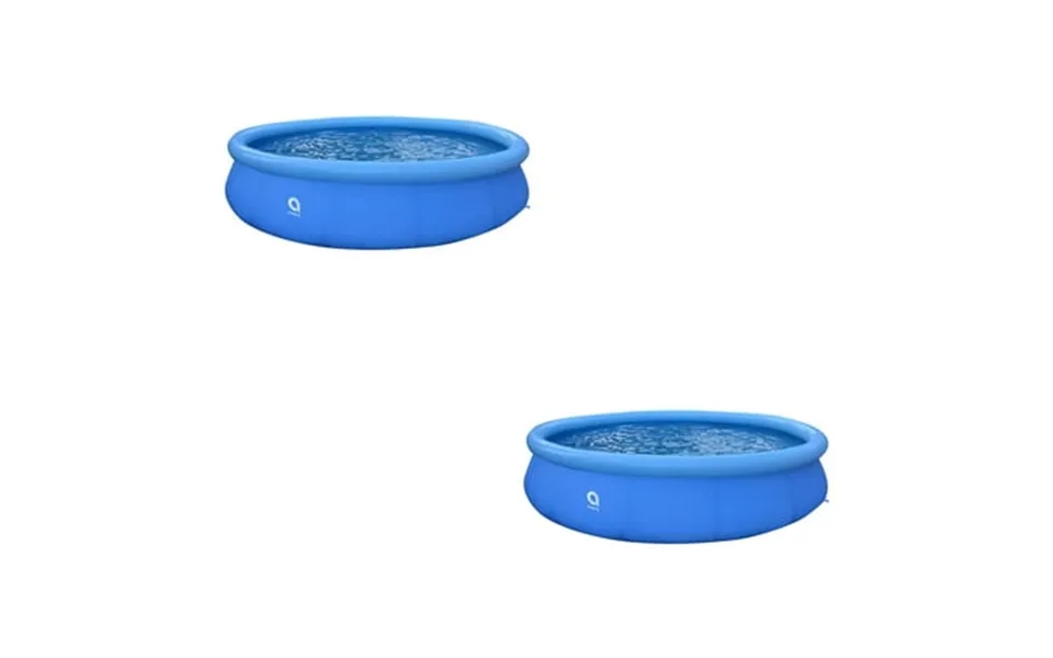 Jleisure 15ft X 36 Prompt Set Inflatable Outdoor Backyard Swimming Pool 2 Pack