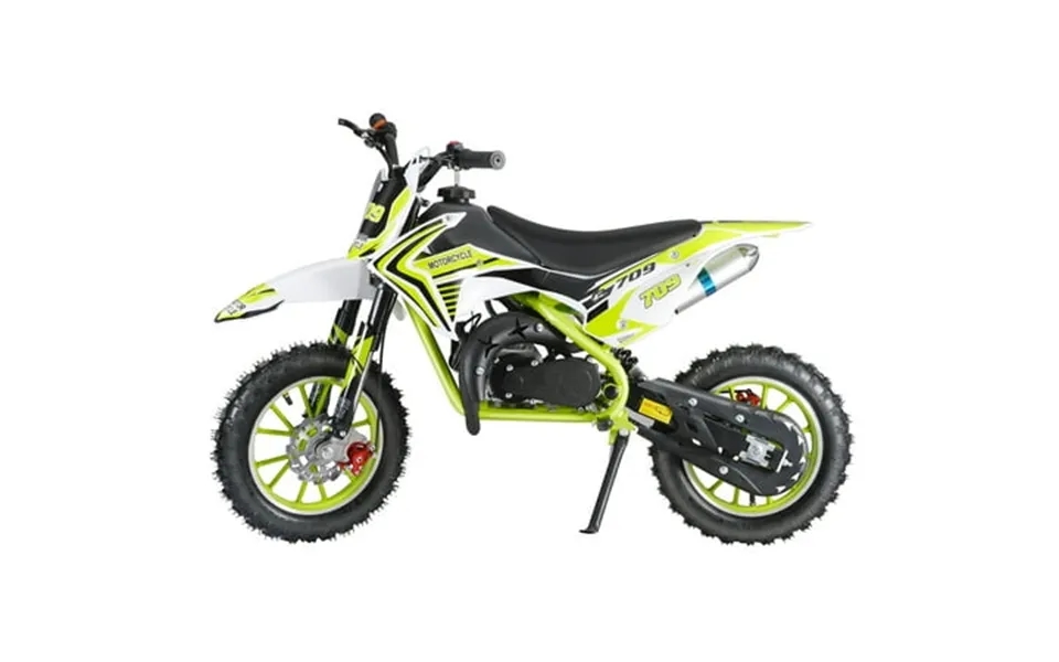 Jnysj 49cc 2-stroke Kids Dirt Bike Green Gas-powered Off-road Mini Motorcycle Children’s Pocket Motorbike With Front & R