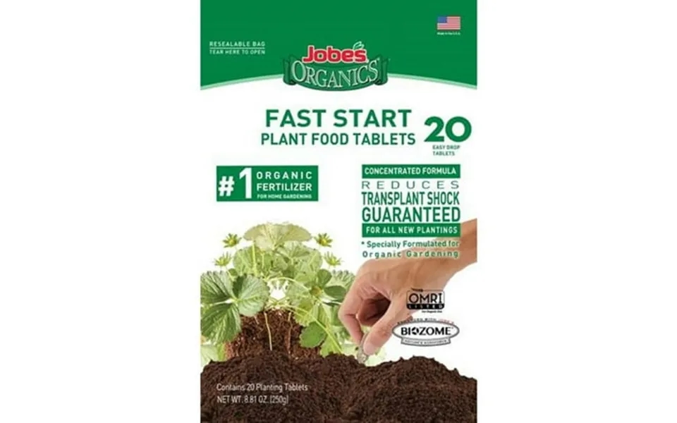 Jobe S 07920 Organic Plant Food Tablets 2-7-4 Formula 20-pk. - Quantity 1