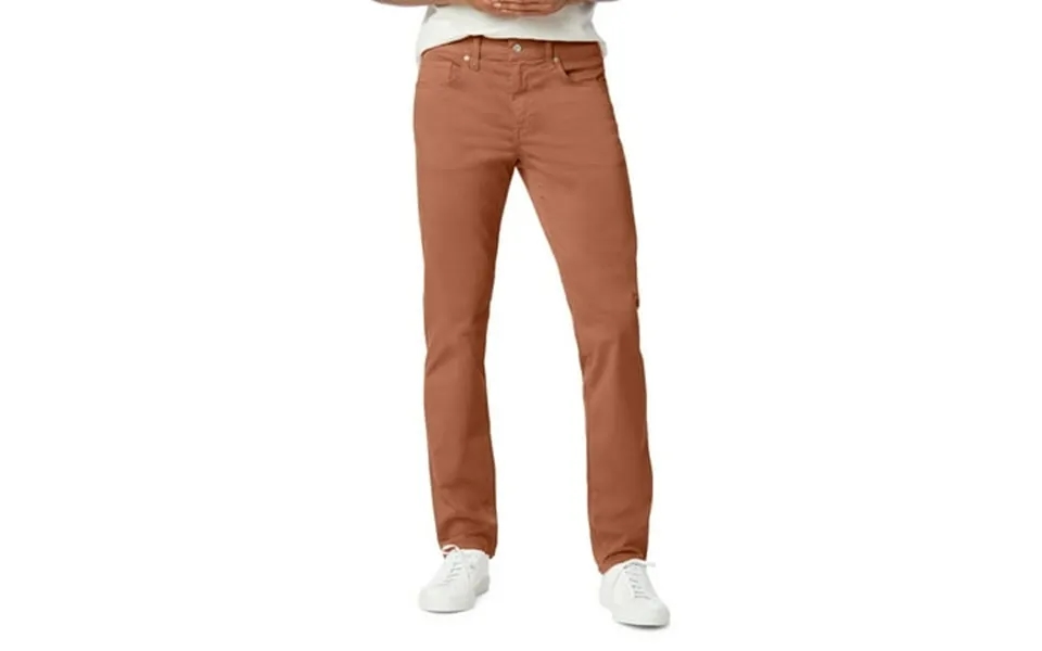 Joe S Mens The Asher Orange Flat Front Tapered Slim Fit Pants 31
