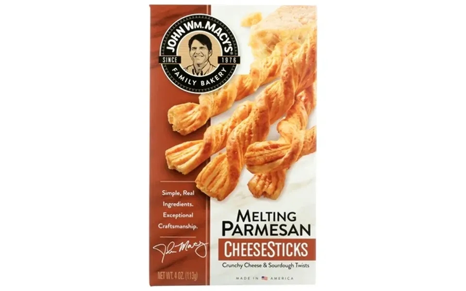John Wm Macy S Melting Parmesan Cheese Sticks 4 Oz