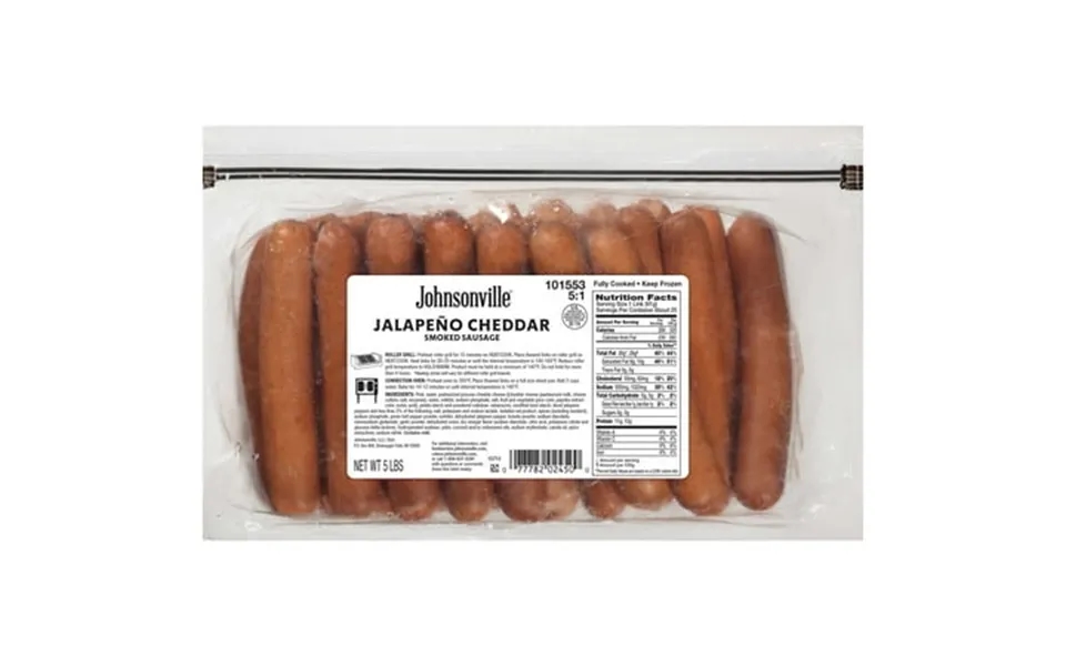 Johnsonville Jalapeno And Cheddar Sausage 80 Ounce -- 2 Per Case