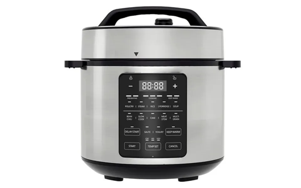 Jonpony 12-in-1 Electric Pressure Cooker 6 Quart Stainless Steel Multi Cooker For Rice Steamer Yogurt Maker Slow Cook Sa