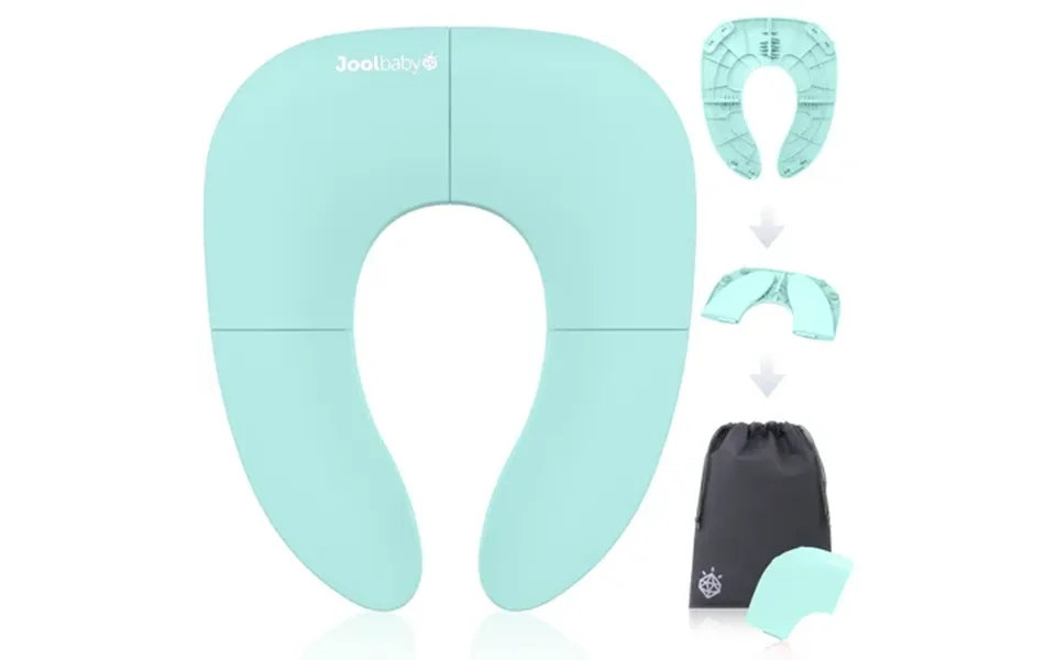 Jool Baby Folding Travel Potty Training Seat For Toddlers Fits Round & Oval Toilets Non-slip Suction Cups Includes Free