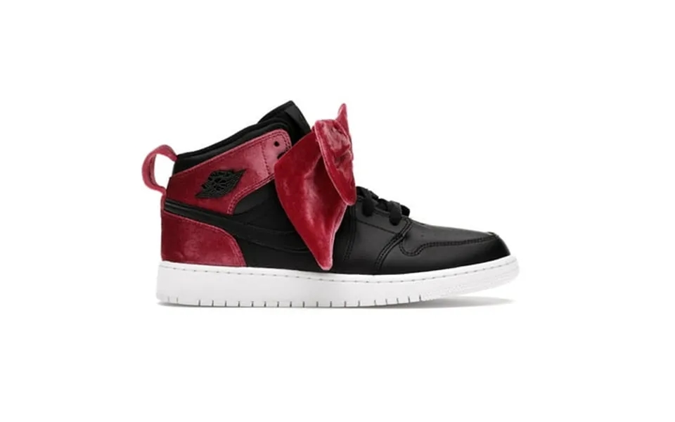 Jordan Kid S 1 Mid Bow Black Noble Red From Stockx