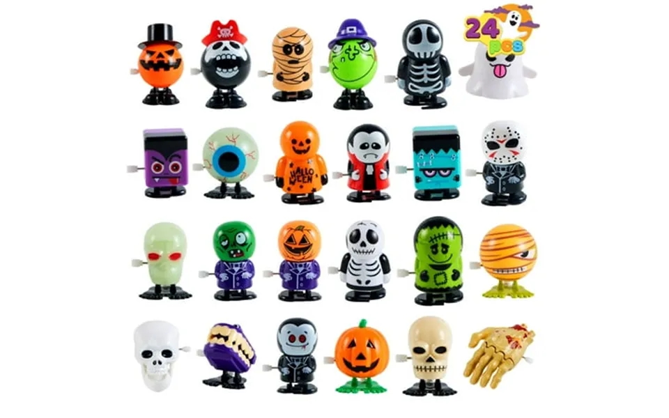 Joyfy 24 Pcs Halloween Wind Up Toys For Kids Halloween Toys Bulk Halloween Gifts Halloween Basket Halloween Accessories