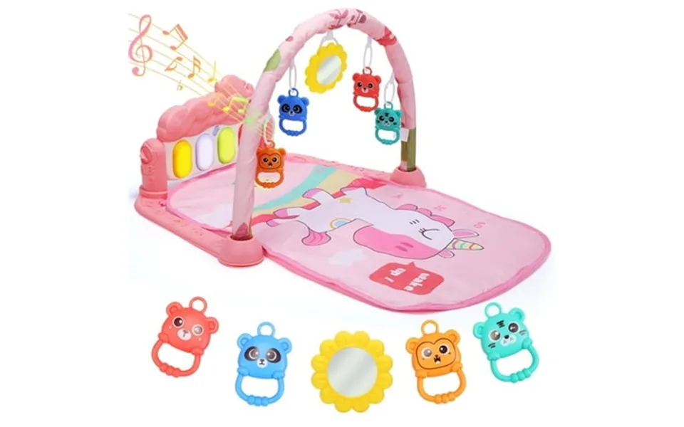 Joystone Baby Play Mat Baby Gym Baby Toy Play Mat Activity Center Baby Piano Music Lights For Boys And Girls Newborn Bab