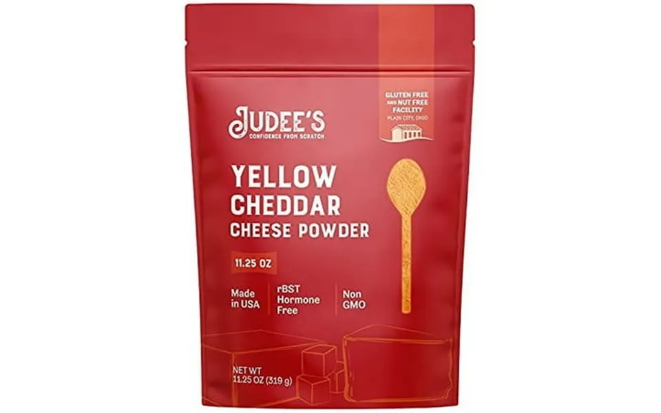 Judee S Yellow Cheddar Cheese Powder 11.25oz - 100% Non-gmo Rbst Hormone-free Gluten-free & Nut-free