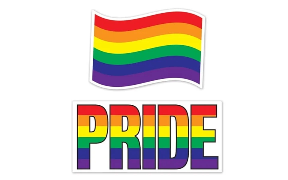 Jumbo Rainbow Cutouts 28 -36.75 2 Pkg