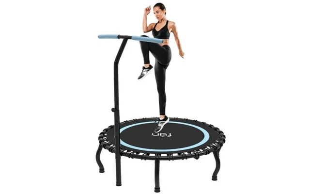 Jump Into Fun 40 48 50 Fitness Mini Trampoline For Adults Foldable Trampoline With Bungees Adjustable Foam Handle 330lbs product image