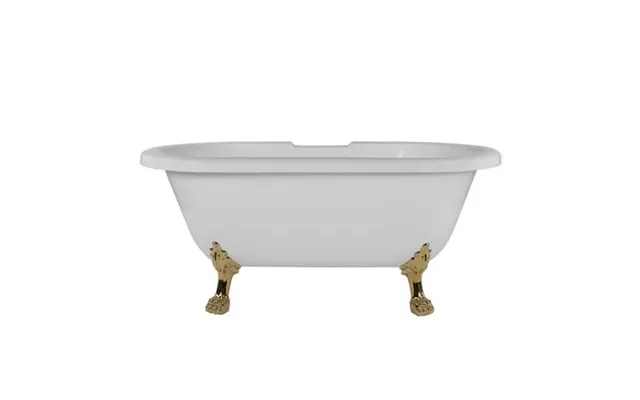 Juniper 60 Inch Acrylic Double Ended Clawfoot Tub - Rim Faucet Drillings product image