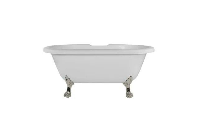 Juniper 60 Inch Acrylic Double Ended Clawfoot Tub - Rim Faucet Drillings product image