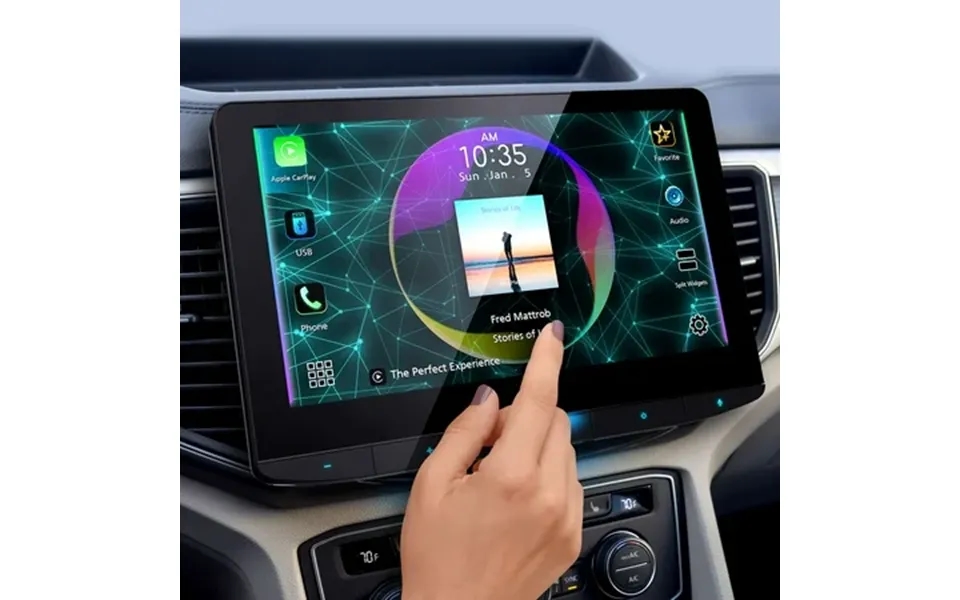 Jvc Kw-z1000w 10.1 Car Stereo Floating Screen Capacitive Receiver Apple Carplay