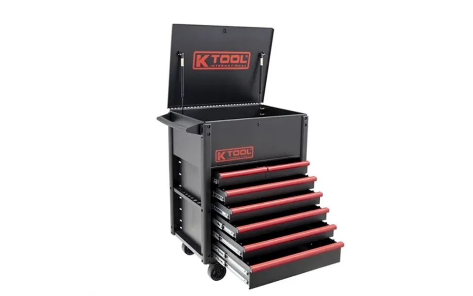 K Tool International Service Cart Premium 7 Drawer 750 Lb. Matte Black