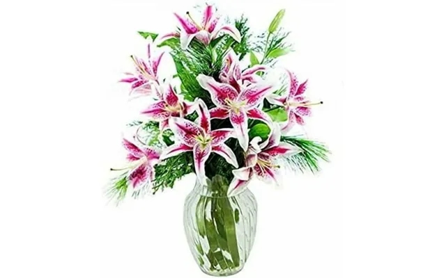 Kabloom Red Stargazer Lily With Vase Next-day Delivery Gift For Every Occasion product image