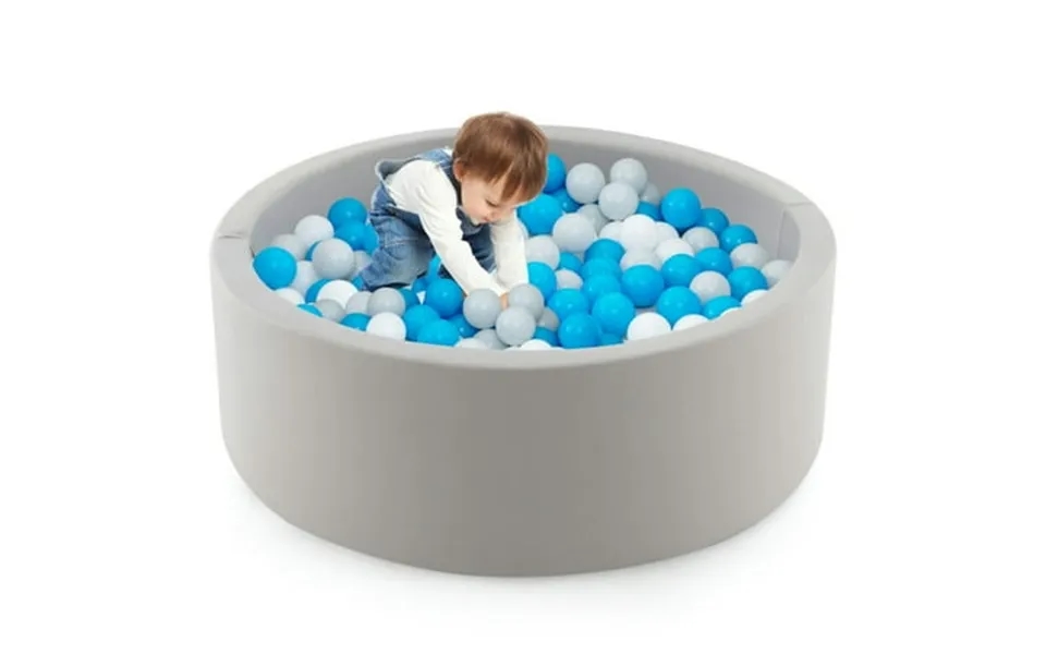 Kadyn Baby Playpen Baby Fence Area Baby Play Yard Kiddie Baby Playpen With 200 Ocean Balls And Storage Bag-gray