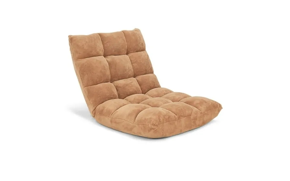 Kadyn Floor Chair Legless Tatami Chair Lounge Chair Sleeper Bed Couch Recliner Adjustable 14-position Cushioned Floor Ch