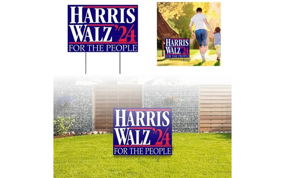 Kamala 2024 For President Yard Sign With Stand - Promote Your Support For And Leadership With A Statement Displays